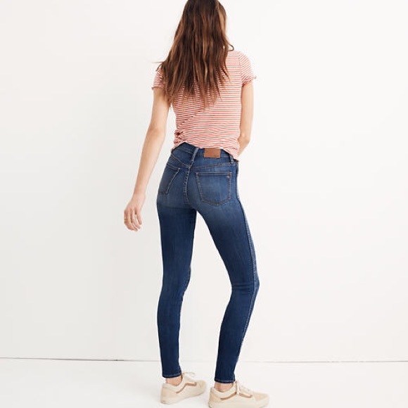 Madewell 10” High Rise Skinny in Danny Wash - Picture 2 of 6
